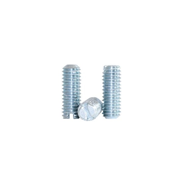 Newport Fasteners Slotted Socket Set Screws, Cup Point, 6-32x1/2", Alloy Steel, Zinc, Slotted Drive, 5000PK 649181-5000 - main
